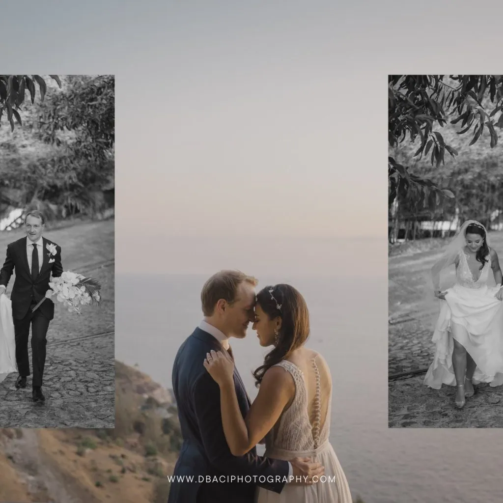 portrait of bride and groom by Cape Cod wedding photographer